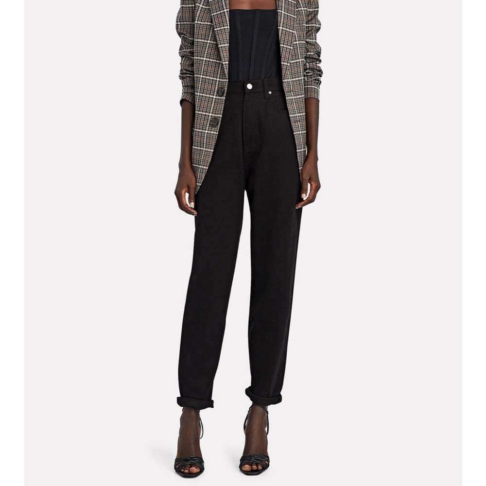 WeWoreWhat Dani Modern Boyfriend Black Jeans
